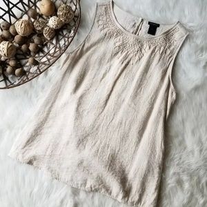Ann Taylor sleeveless blouse